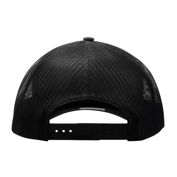 Back View of Benjamin Trucker Hat Black BENH01